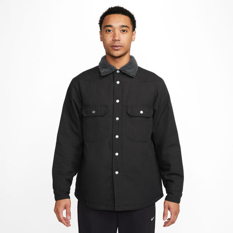 Nike SB Padded Flannel Skate Jacket Black Anthracite