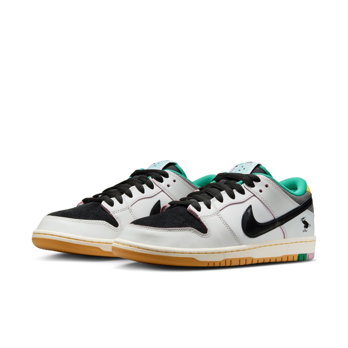 Nike SB Dunk Low Pro SUMMIT WHITE BLACK WHITE IRON GREY