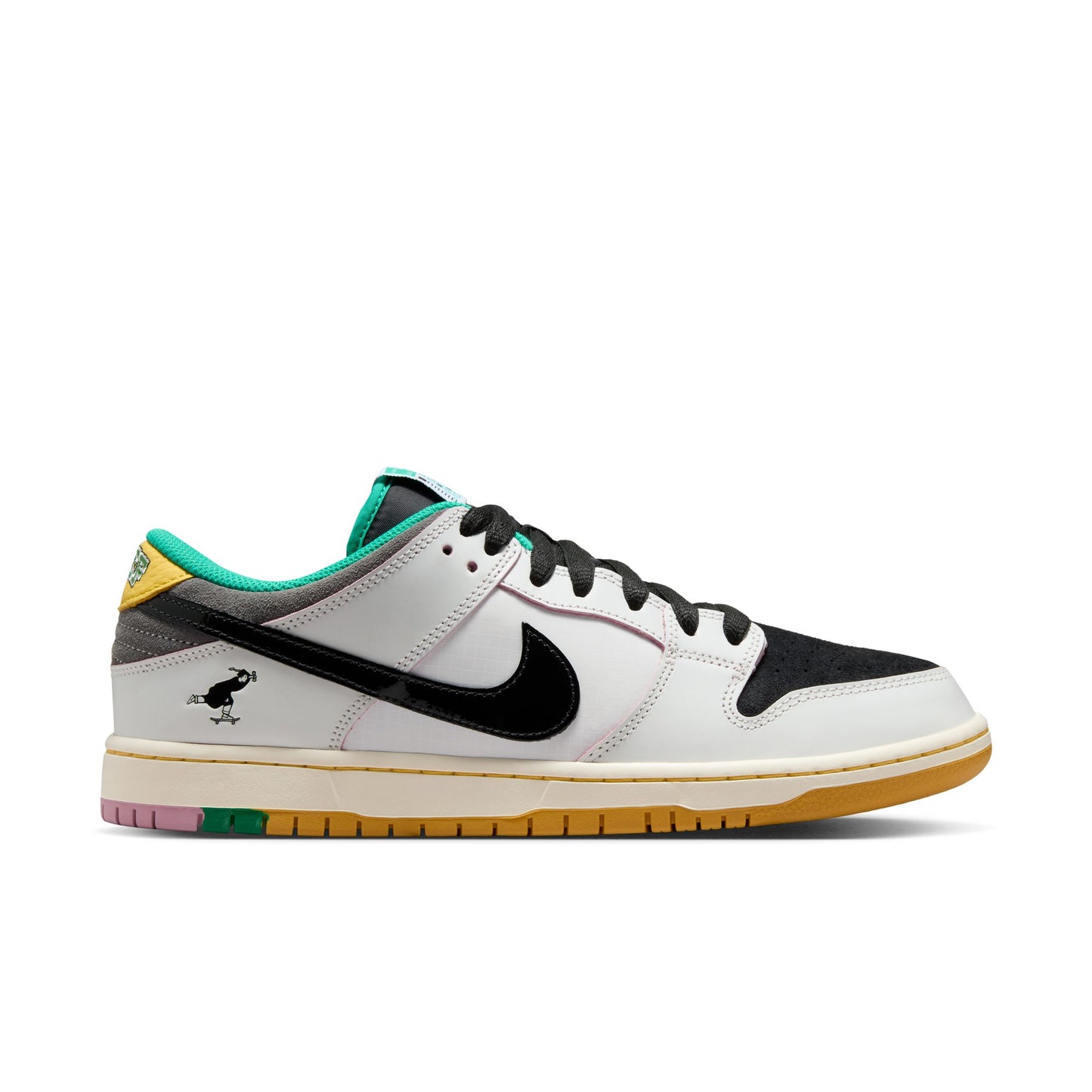 Nike SB Dunk Low Pro SUMMIT WHITE BLACK WHITE IRON GREY