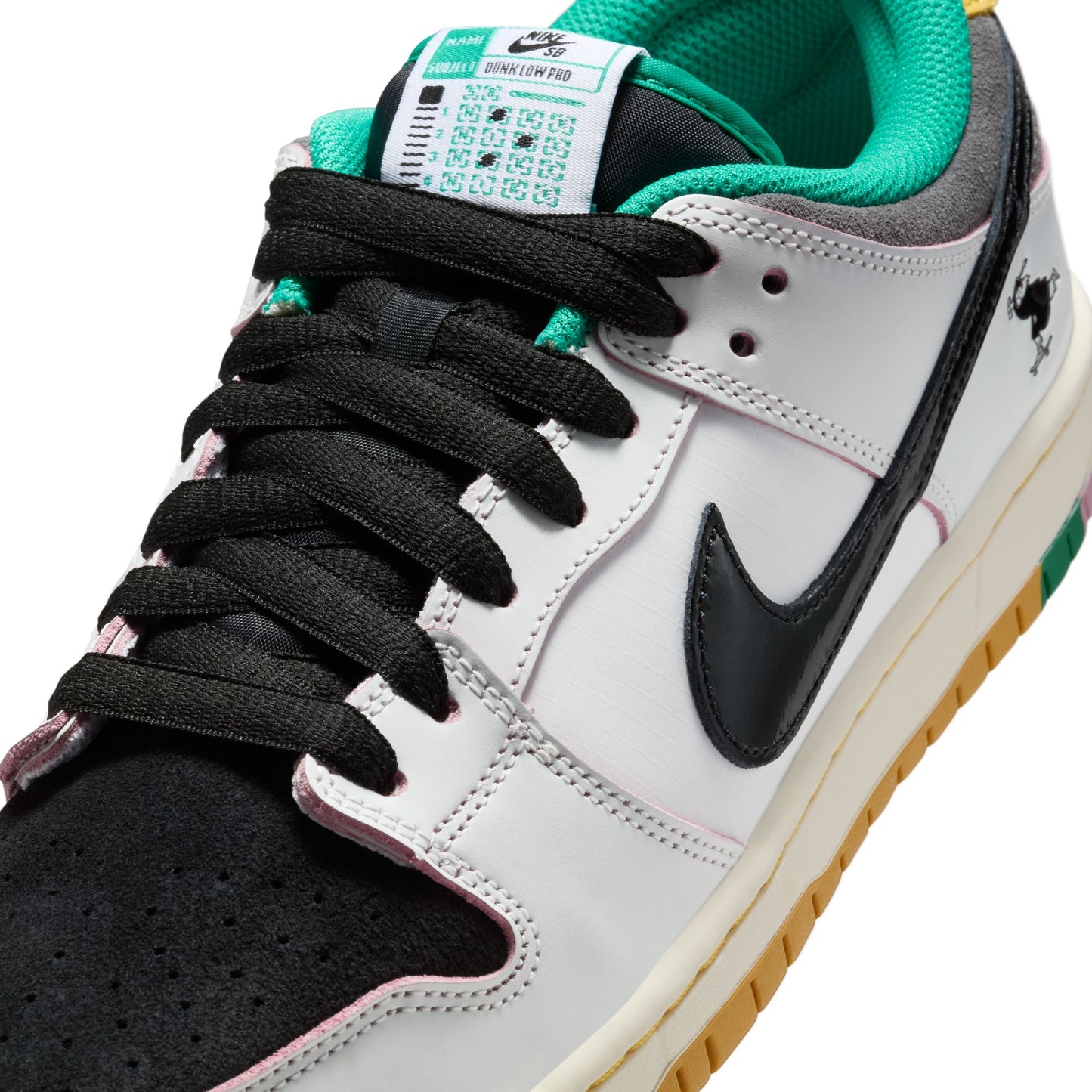 Nike SB Dunk Low Pro SUMMIT WHITE BLACK WHITE IRON GREY