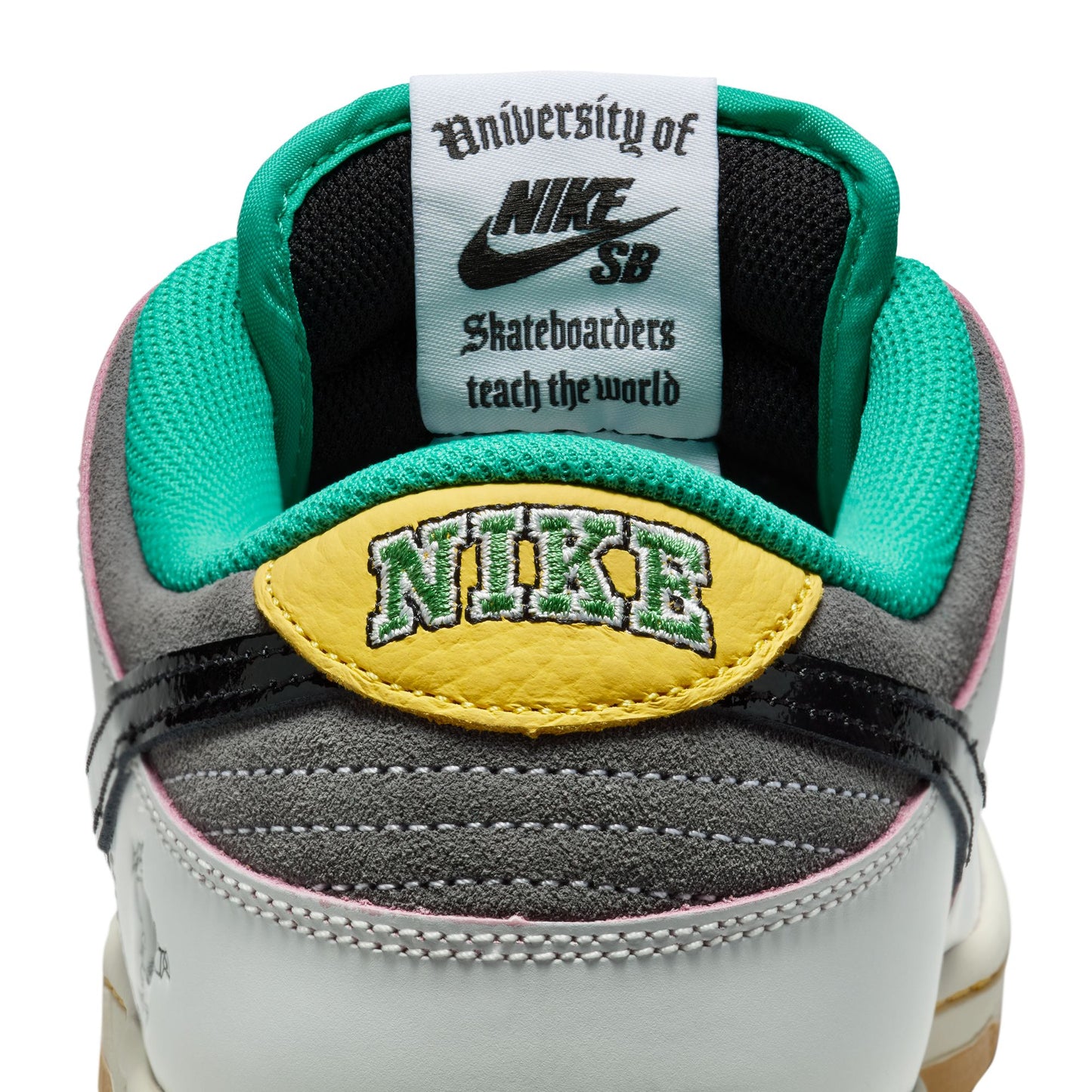 Nike SB Dunk Low Pro SUMMIT WHITE BLACK WHITE IRON GREY