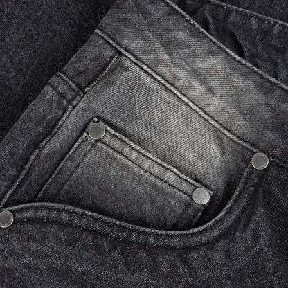 Relaxed Denim Pants Sandblasted black