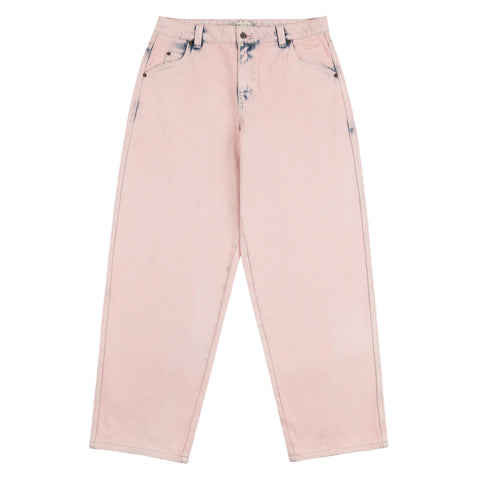 CLASSIC BAGGY DENIM PANTS Overdyed pink