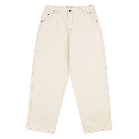 CLASSIC BAGGY DENIM PANTS Warm white