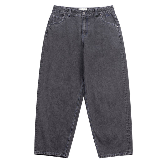 Classic Baggy Denim Pants Faded Black