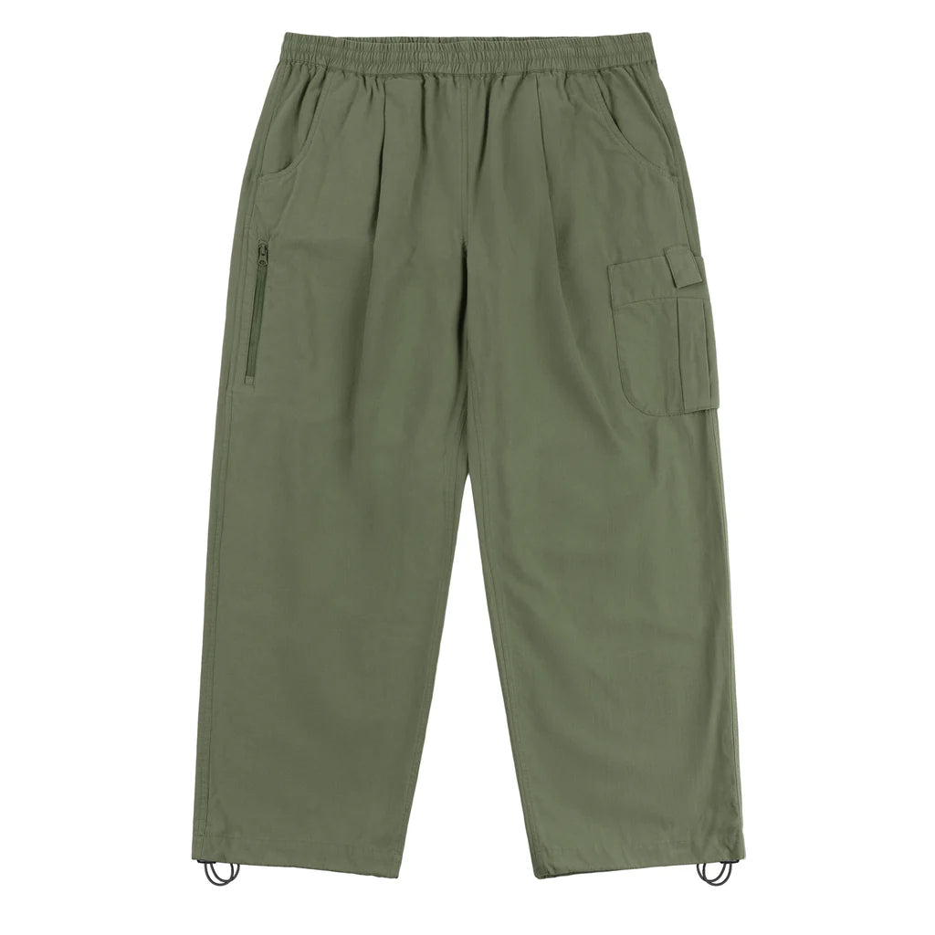 Cargo Baggy Utility Pants Green Military