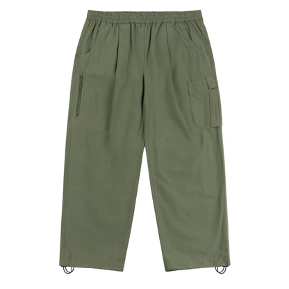 Cargo Baggy Utility Pants Green Military