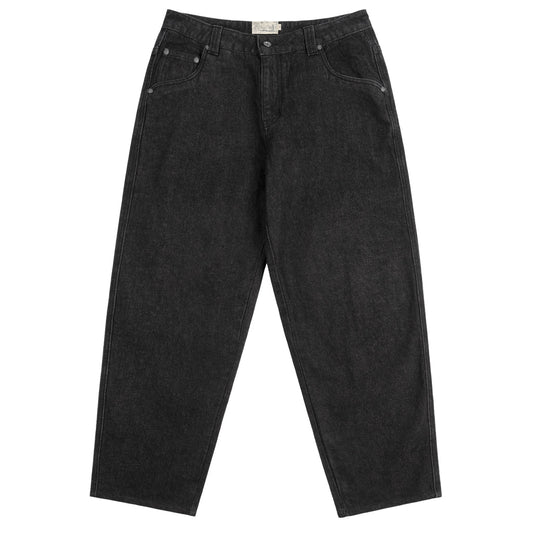 CLASSIC BAGGY DENIM PANTS Black Washed