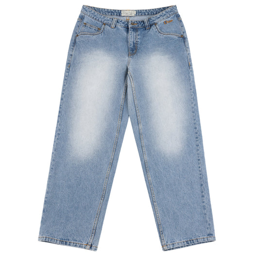 CLASSIC RELAXED DENIM PANTS Sandblasted blue