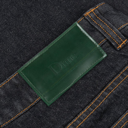 Classic Relaxed Denim Pants Black Washed