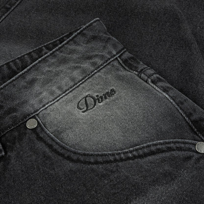 CLASSIC BAGGY DENIM PANTS SANDBLASTED BLACK
