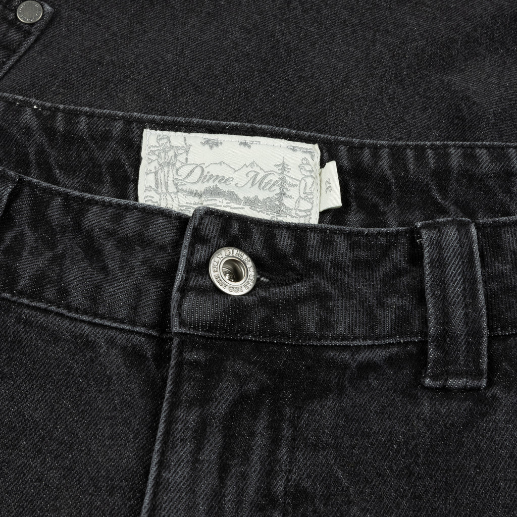 CLASSIC BAGGY DENIM PANTS SANDBLASTED BLACK