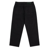 Relaxed Denim Pants Black Washed