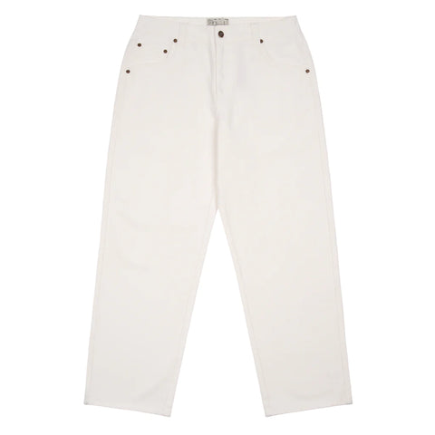 Relaxed Denim Pants Off White