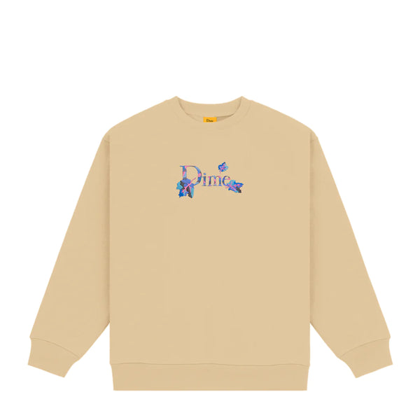 Classic Leafy Crewneck Sand