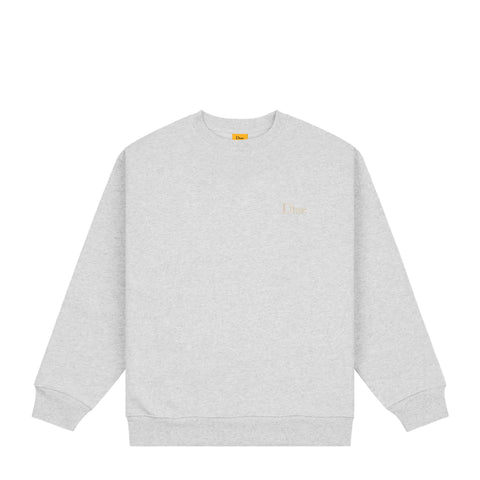 Classic Small Logo Crewneck Heather Gray
