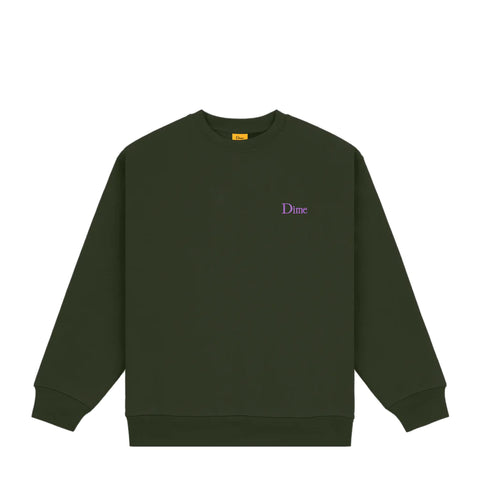 CLASSIC SMALL LOGO HOODIE  Forest green