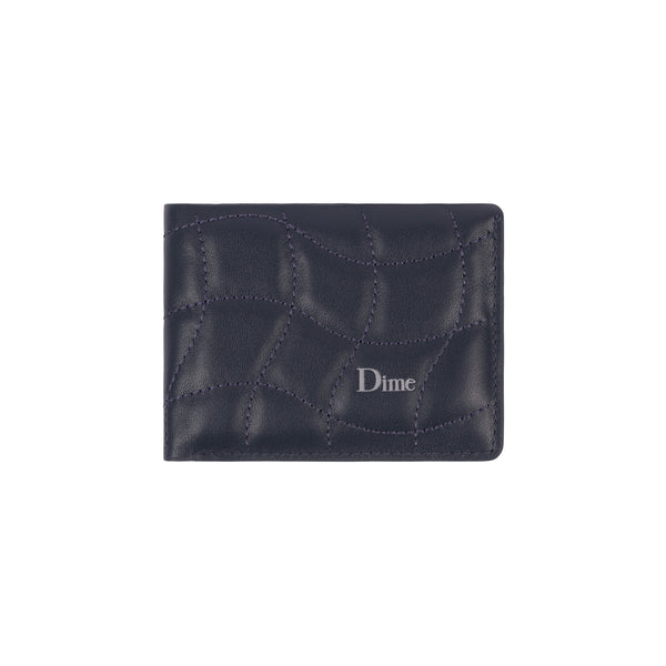 Quilted Bifold Wallet Dark blue