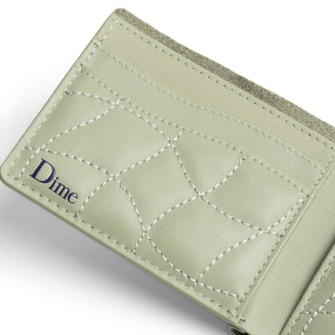 Quilted Bifold Wallet Sage