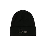 Classic Wool Fold Beanie Black