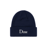 Classic Wool Fold Beanie Indigo