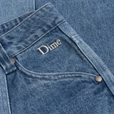 Blocked Relaxed Denim Pants Blue washed