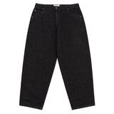 Classic Baggy Denim Pants Black washed