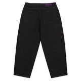 Classic Baggy Denim Pants Black washed