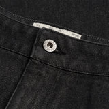 Classic Baggy Denim Pants Black washed