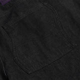 Classic Baggy Denim Pants Black washed