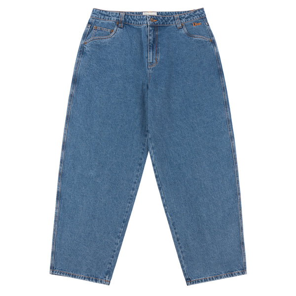 Classic Baggy Denim Pants Indigo washed