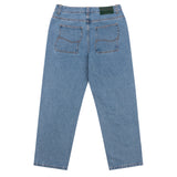 Classic Relaxed Denim Pants Blue washed