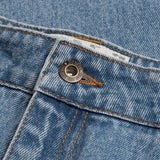 Classic Relaxed Denim Pants Blue washed
