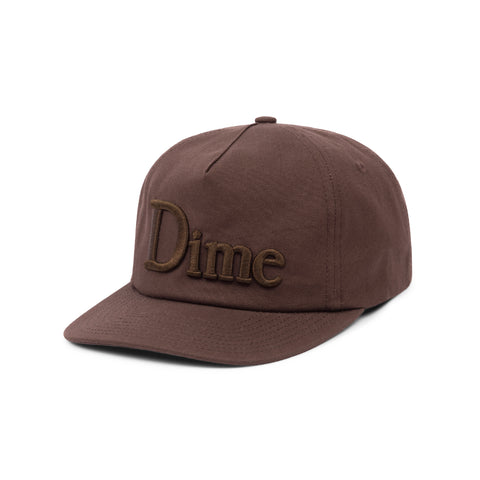 Classic 3D Worker Cap  Dark brown