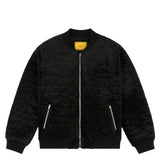 Velour Bomber Jacket Black