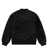 Velour Bomber Jacket Black