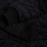 Velour Bomber Jacket Black