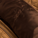 Velour Bomber Jacket Rust