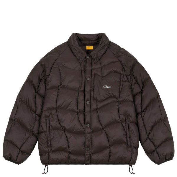 Midweight Wave Puffer Jacket Espresso