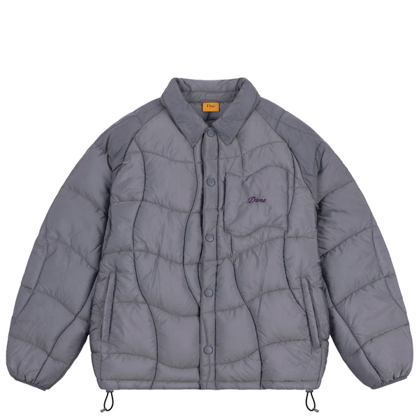 Midweight Wave Puffer Jacket Silver gray