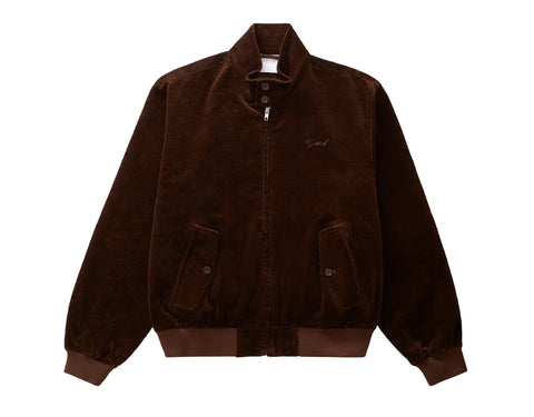 CORD HARRINGTON JACKET ESPRESSO