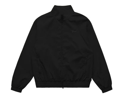 COTTON/NYLON TRACK JACKET BLACK