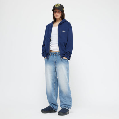 CLASSIC RELAXED DENIM PANTS Sandblasted blue