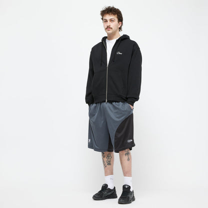 CURSIVE ZIP-HOODIE Black