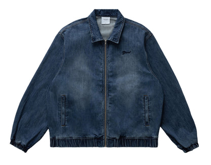 DENIM JACKET WASHED BLUE