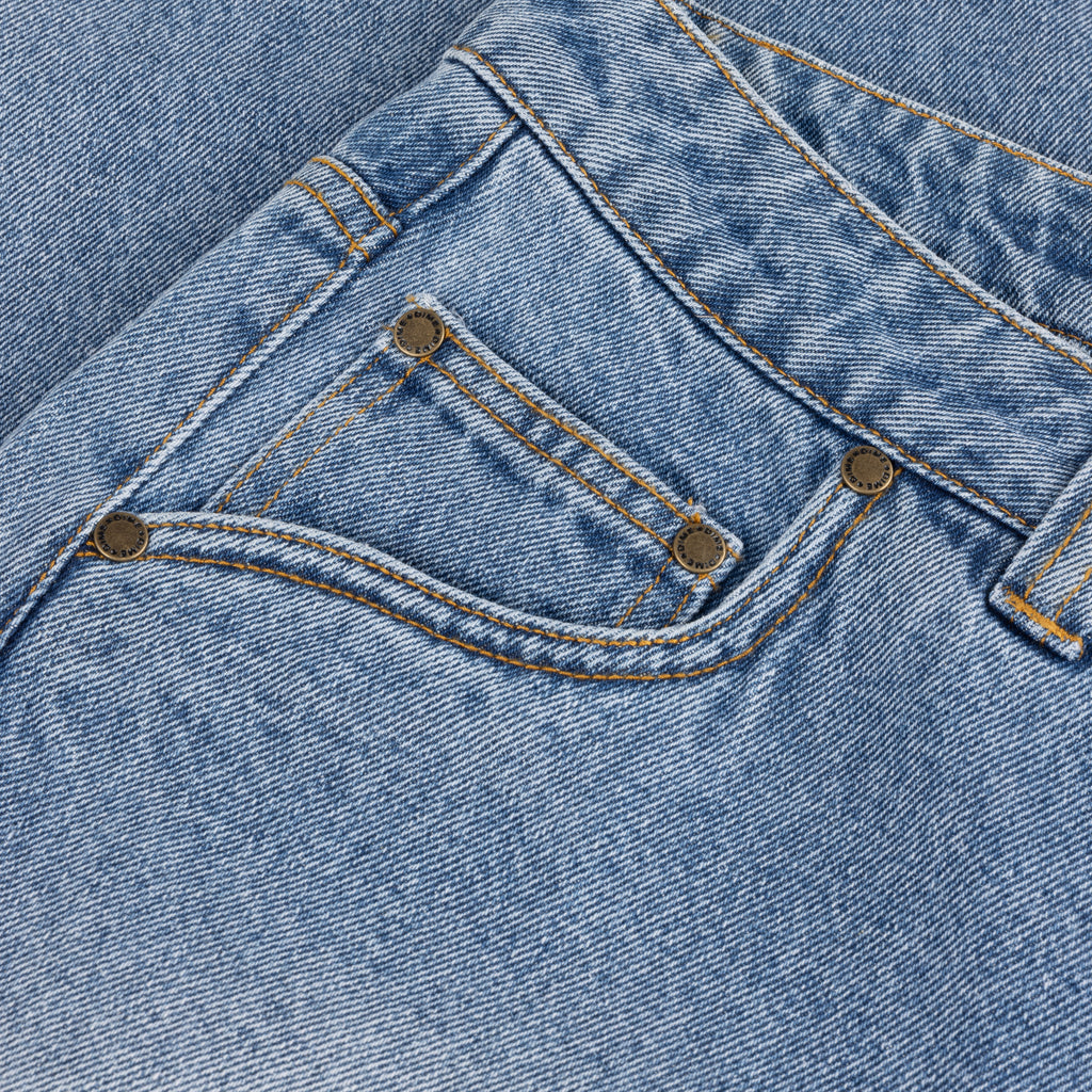 CLASSIC RELAXED DENIM PANTS Sandblasted blue
