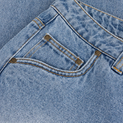 CLASSIC RELAXED DENIM PANTS Sandblasted blue