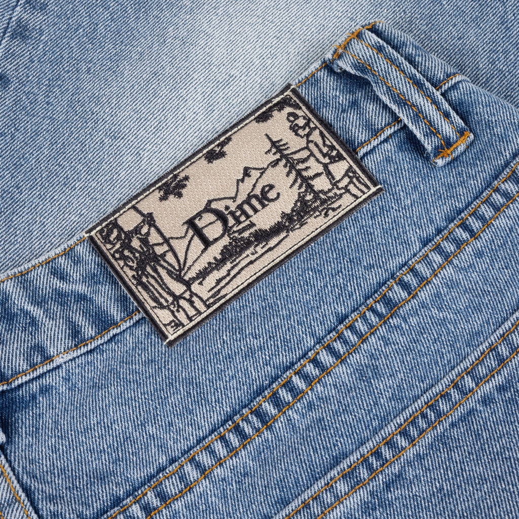 CLASSIC RELAXED DENIM PANTS Sandblasted blue