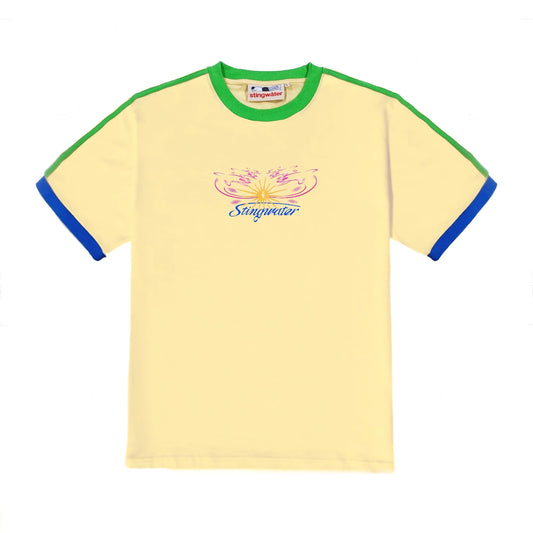 Stingwater Dolphins Ringer T-Shirt Yellow
