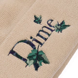 Classic Leafy Fold Beanie Light Beige